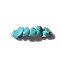 Turquoise Stone French Barrette Hair Clip
