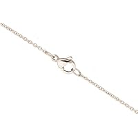 Cable Chain Necklace 1.3mm Stainless Steel with Lobster Claw Clasp Sold Per 18Inch