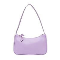 QLOSA Shoulder Bag Women Cute Handbag Women Handbag PU Leather Shoulder Handbag Top Handbag Female Small Underarm Bag Clutch (Color: E)