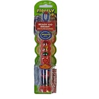 Firefly Transformers Firefly Ready Go Brush Light-Up Tooth Brush Timer Battery Powered Toothbrush With Suction Cup
