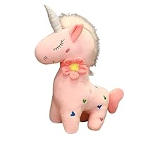 Cute Lovely Unicorn Horse Pillow Soft Toy (30cm,Pink)