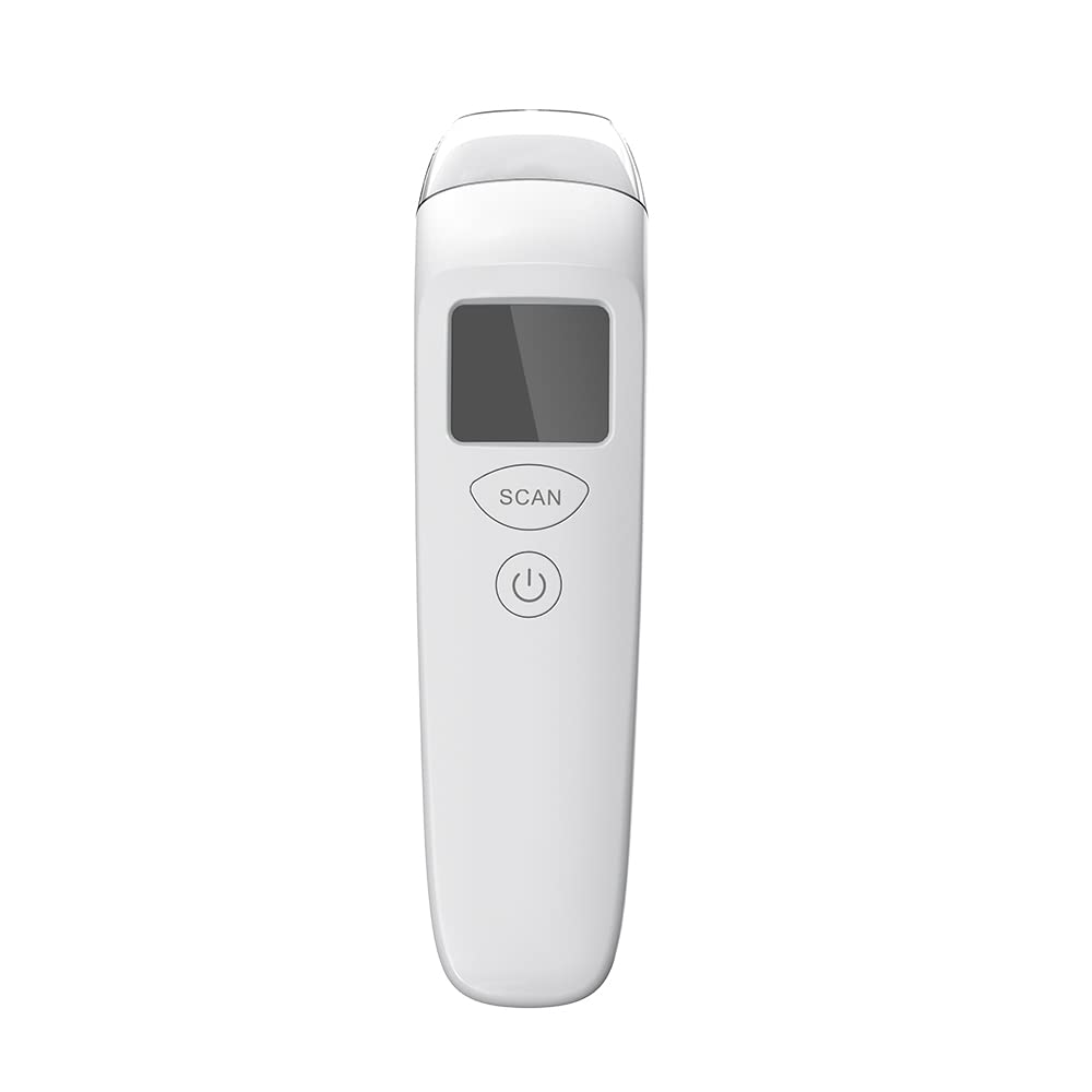 TOPBOMED Touchless Forehead Thermometer for Adults and Kids, Digital Infrared Thermometer for Home with Fever Indicator