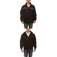 TINGLEY Sync System Bundle with Icon LTE Jacket & Workreation Heavyweight Insulated Hoodie, Black/Black, XL