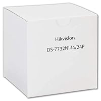 Hikvision NVR, 32-Channel, H264+/H264H265, up to 12MP, Integrated 24-Port PoE, HDMI,4-SATA, No HDD/DS-7732NI-I4/24P /