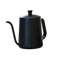 Thicken Black Stainless Steel Coffee Drip Kettle Barista Hanging Ear Teapot Long Gooseneck Led Spout Tea Coffee Pot