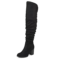 Journee Collection Womens Kaison Zipper Over-The-Knee Boots