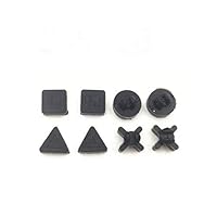 Replacement Bottom Rubber Feet Pads Kit Cover Set for Sony PS4 Pro Console Housing Case