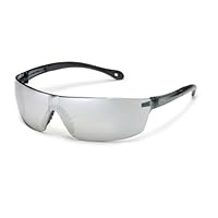 448M StarLite Squared Ultra-Light Safety Glasses, Silver Mirror Lens, Gray Temple (Pack of 10)