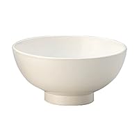 Tonami Shoten Rice Bowl, White, Diameter 4.5 x H 2.2 inches (11.6 x 5.7 cm),