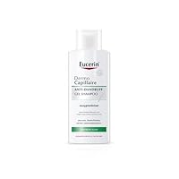 Eucerin Dermo Capillaire Anti-dandruff Gel Shampoo for Sensitive Greasy Scalp for Men, 250ml