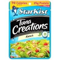 6 Pouches of StarKist Tuna Creations, Ranch, 2.6 Oz ea
