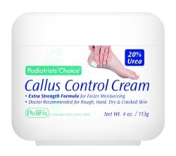 Pedifix Podiatrists Choice 20% Urea Callus Control Extra Strength Foot Cream 4 Oz. (113g)