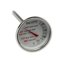 3504 Trutemp Series Analog Bimetal Meat Thermometer with Temperature Guidelines on Dial