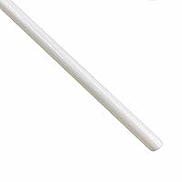 GOONSDS Mirror Zirconia Ceramic Rod Alumina Ceramic Insulation Wear Resistance and High Temperature Resistance 1Pc,3mmx360mm