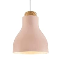 Chandeliers,Nordic Industrial Iron Chandelier,Semi Flush Mount Ceiling Lighting Fixtures,Modern Height Adjustable Lamp,Bedroom and Living Room Decoration/Pink