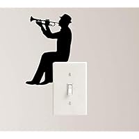 Trumpet Music Decal Vinyl Sticker Playing Jazz Classical Instrument Laptop