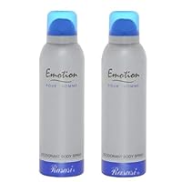 Emotion Pour Homme Deodorant 200ml Pack Of 2, 200 ml (Pack of 2)