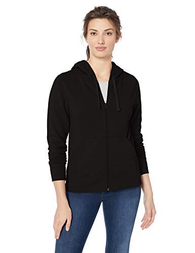 Amazon Essentials Women's French Terry Fleece Full-Zip Hoodie (Available in Plus Size)