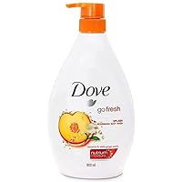 Go Fresh Splash Nourishing Body Wash 800ml / 27.05 OZ, Nectarine & White Ginger Scent, enriched with Nutrium Moisture