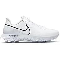 Nike CT6620-105 React Infinity Pro Golf Shoes Low Cut White Black