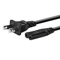 AC in Power Cord Outlet Socket Cable for PANASONIC RX-D55 RXD55 RX-D55GC RX-D55GC-K RX-D55GU-K RX-D50 RX-D50 RX-D50EB RX-D50AEG-S Audio Portable Stereo CD Radio Boombox System Payer