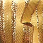 Gold Solid Woven Craft Ribbon 0.25" x 216 Yards