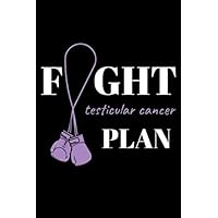 Fight Testicular cancer plan: Testicular Cancer Journal 6x9 Inch, 120 Page, Lined Notebook gift , The Individualized Plan for Treating Cancer