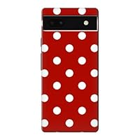 R2951 Red Polka Dots Case Cover for Google Pixel 6a