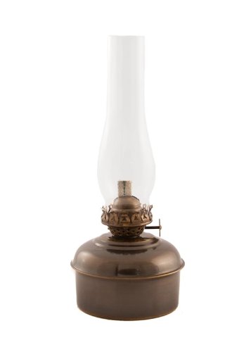 Vermont Lanterns Oil Lamps - Brass Dorset Table Lamp (10", Antique Brass)