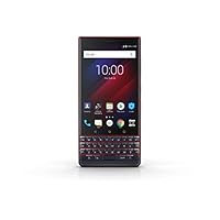 BlackBerry KEY2 LE (Lite) Dual-SIM (64GB, BBE100-4, QWERTY Keypad, GSM Only, No CDMA) Factory Unlocked 4G Smartphone (Atomic Red) - International Version