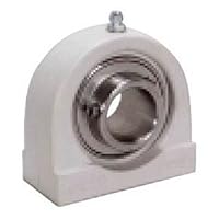 ZUCPAS202-15m-PBT Zinc Plated Tapped Base 15mm Mounted Bearings