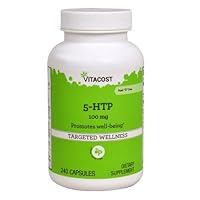 Vitacost 5-HTP - 100 mg - 240 Capsules