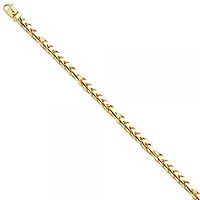 14K Gold 6.1mm Handmade Chain - Length: 26