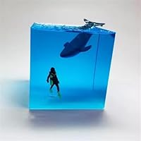 Sett Studio Blue Whale Decor Ocean Animal Luminous Collector Table Ornament (Only Decoration)