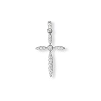 925 Sterling Silver Rhodium Plated Graduating CZ Marquise Religious Faith Cross Pendant Necklace is 25.5mm X 15.6mm 1.2 2.0mm CZs Jewelry for Women