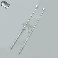 Set of 2 LARYNGEAL BOILABLE Hygiene Dental Mirrors with Handle #00#0 (DDP Quality)