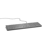 Dell KB216 Keyboard USB AZERTY French Grey KB216, Full-Size, 0580-ADHF (French Grey KB216, Full-Size (100%), Wired, USB, AZERTY, Grey)