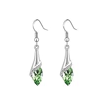 Carry stone Crystal Diamond Long Earrings Fashion Jewellery Stud Earrings for Girls Durable and Practical, Crystal