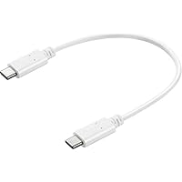 USB-C Charge Cable 0.2 m USB C Cable 0.2 m White – USB Cables (0.2 m, USB C, USB C, White)