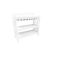 Melody Jane Dolls Houses Dollhouse Changing Table White Victorian Baby Miniature Nursery Furniture 1:12