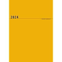 Щотижневий планувальник 2024: Жовтий (52 тижні): Зошит | A4 (8,27 x 11,7 дюймів) | велика | розліновані сторінки | 1 тиждень на 2 сторінках | ... обкладинці (soft cover) (Ukrainian Edition)