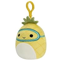 Squishmallows Clip-On Maui the Pineapple, 9cm