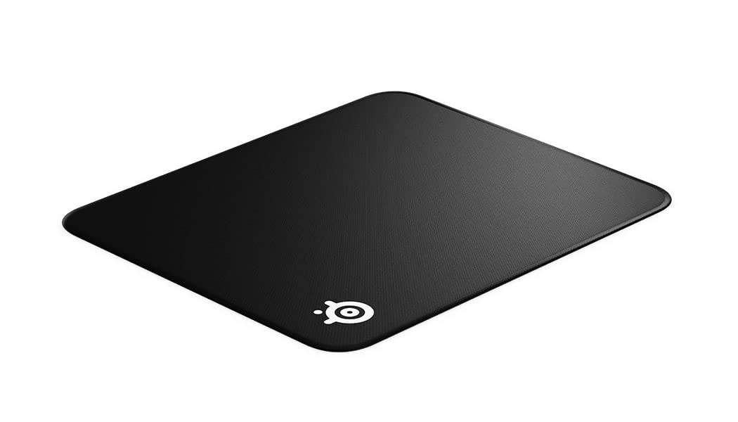 SteelSeries QcK Edge - Cloth Gaming Mouse Pad - stitched edge to prevent wear - optimized for gaming sensors - size M