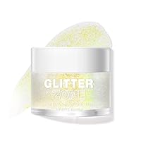 BestLand Holographic Body Glitter Gel - Cosmetic-Grade, Color Changing Glitter for Face, Body, and Hair, Safe and Easy to Use, Perfect for Festivals Parties, Vegan & Cruelty Free (04 Frosty Azure)