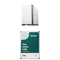 Synology 2 Bay DiskStation DS223j with 2 x HAT3300-4T