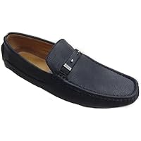 Mens Driving Loafer Shoes (8, Navy 64421)
