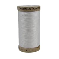 Multipurpose Organic Cotton Sewing Thread - White - 300 Yard Spool