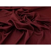 Minerva Tweed Polyester Suiting Fabric Wine - per Meter