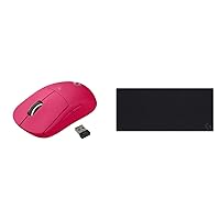 Logitech G PRO X Superlight Wireless Gaming Mouse, Compatible with PC/Mac - Magenta Logitech G840 Extra Large Gaming Mouse Pad, Optimized for Gaming Sensors, Mac and PC Gaming Accessories