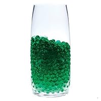 Crystal Soil Water Beads Dark Green - 4 Ounce. Makes 4 Gallons - Water Storing Gel Ball